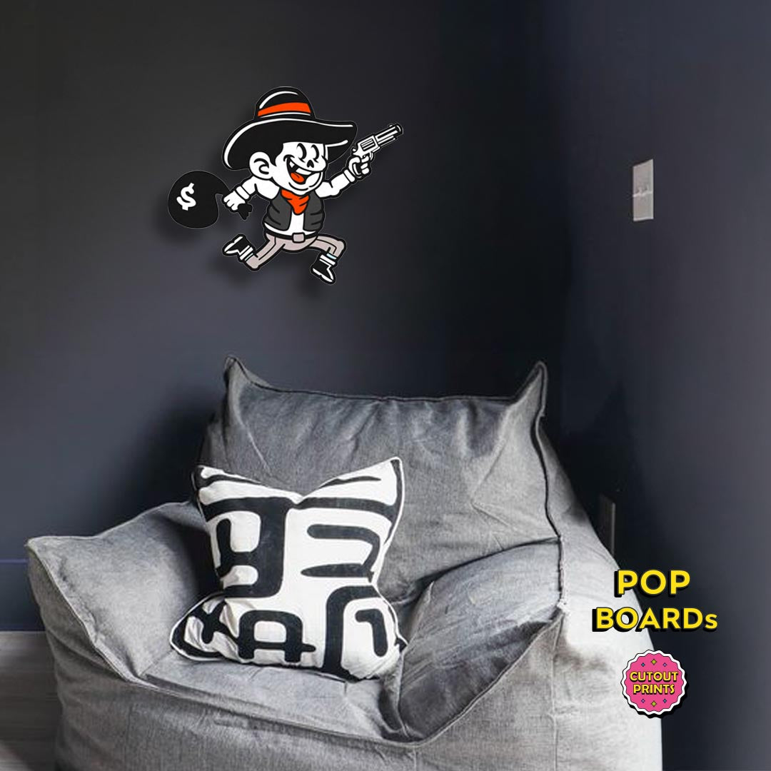 Bandit with swag bag