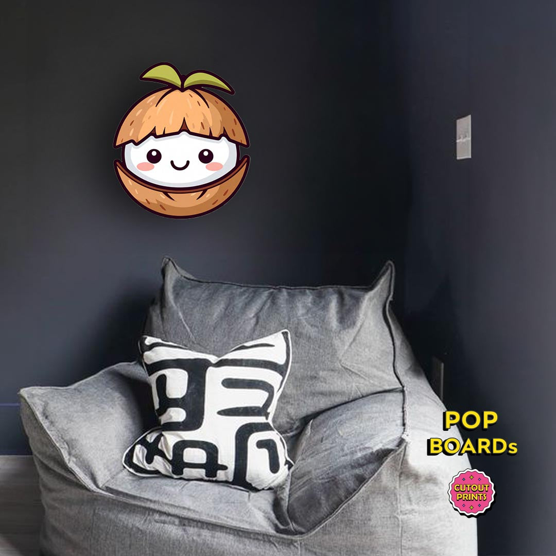 Cracked shell Coconut