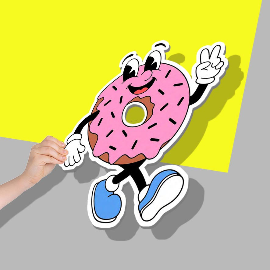 Pink Doughnut character