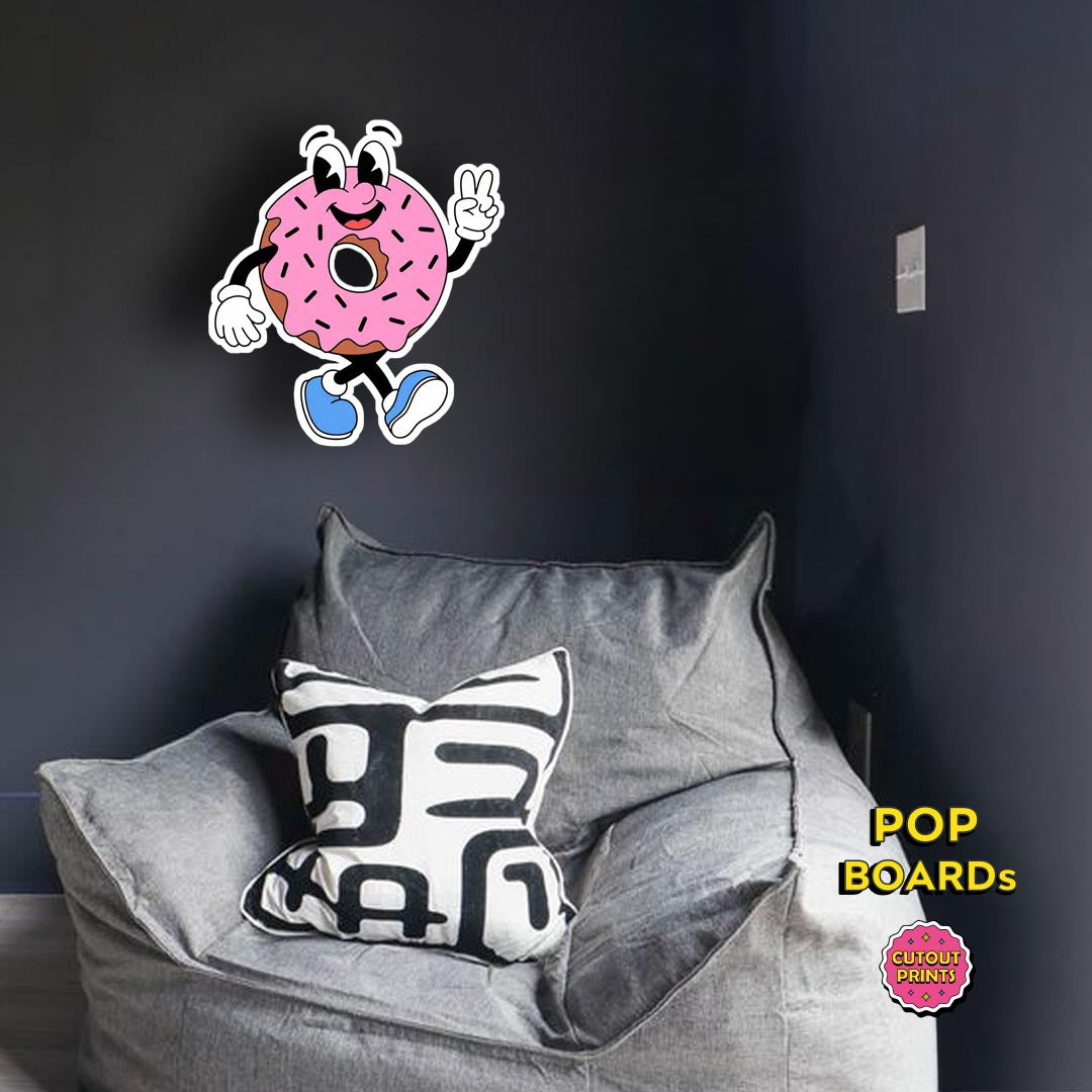 Pink Doughnut character