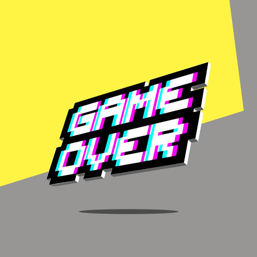 Game Over Sign