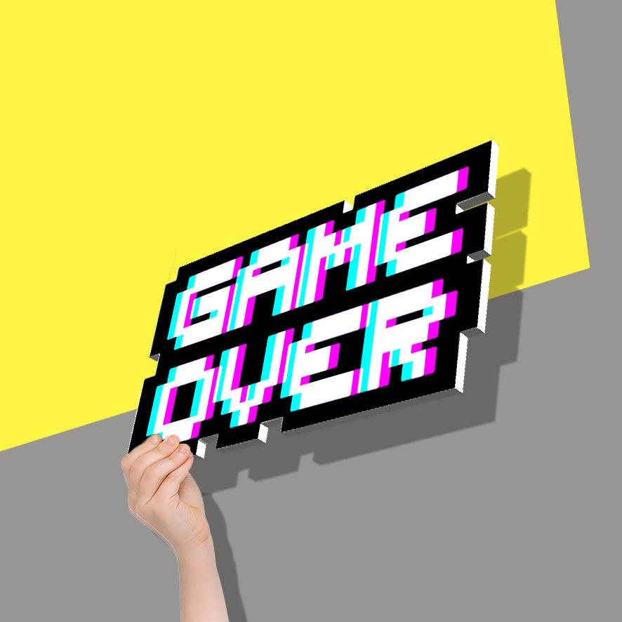 Game Over Sign