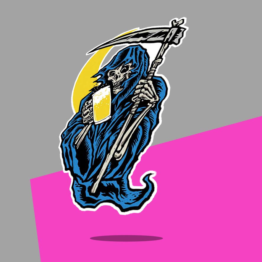 Skeleton Grim Reaper Magic Brew
