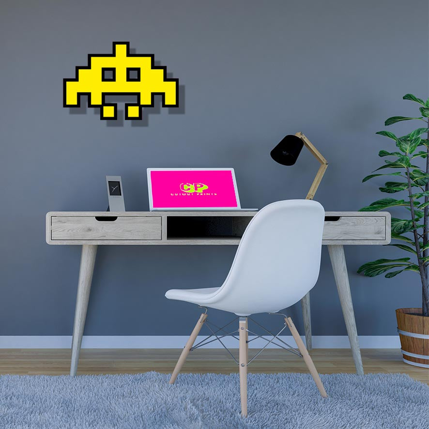 Yellow Space Invader
