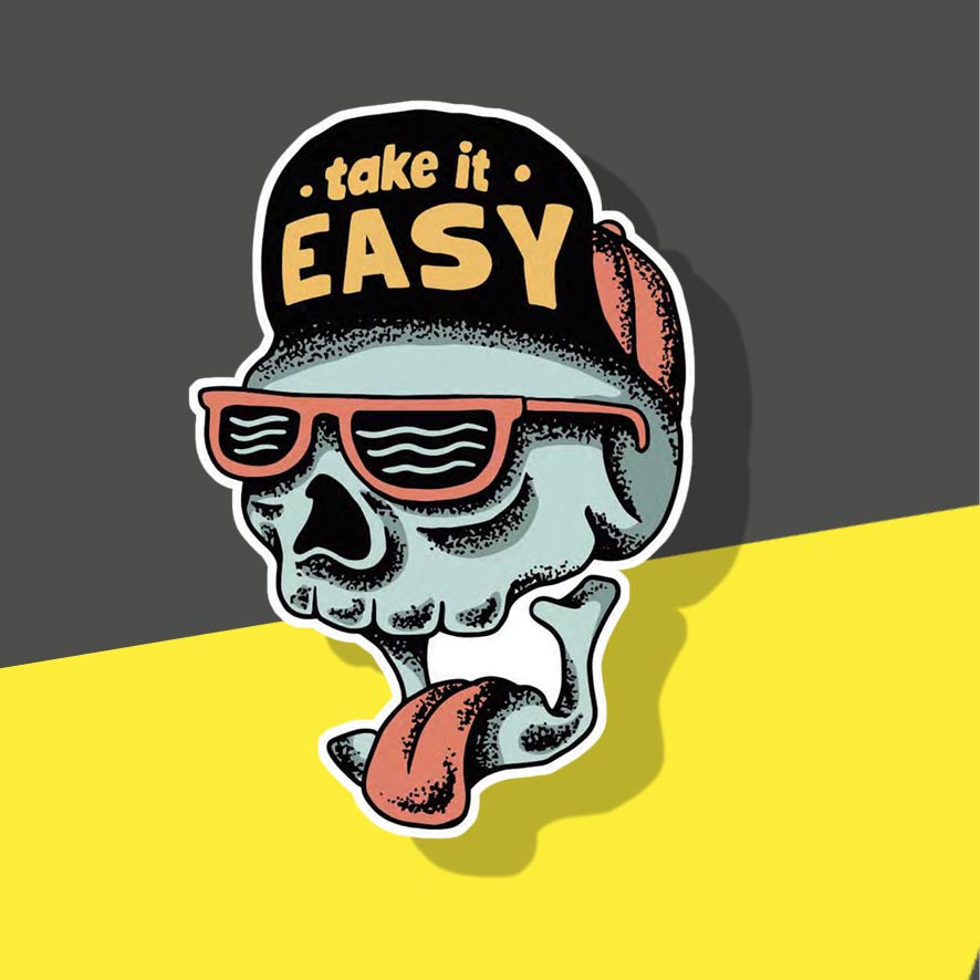 Take it Easy Skull