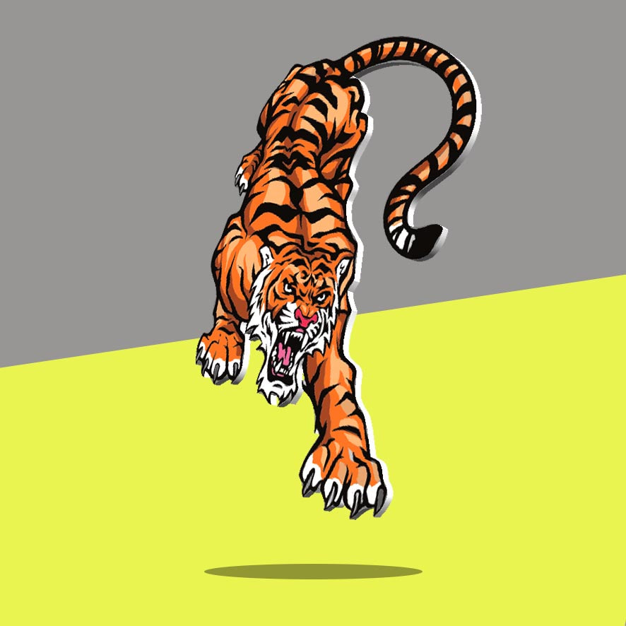 Pouncing Tiger