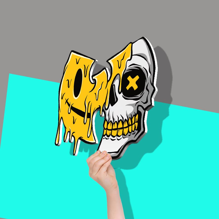 Wu-Tang melting Smiley Skull