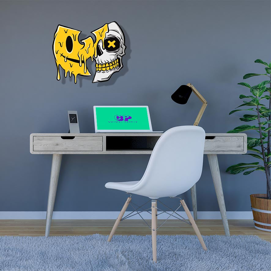 Wu-Tang melting Smiley Skull