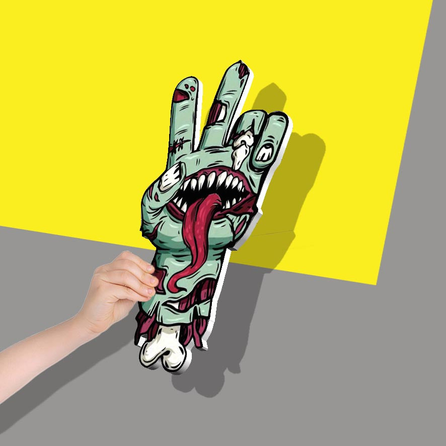 Zombie Peace Sign