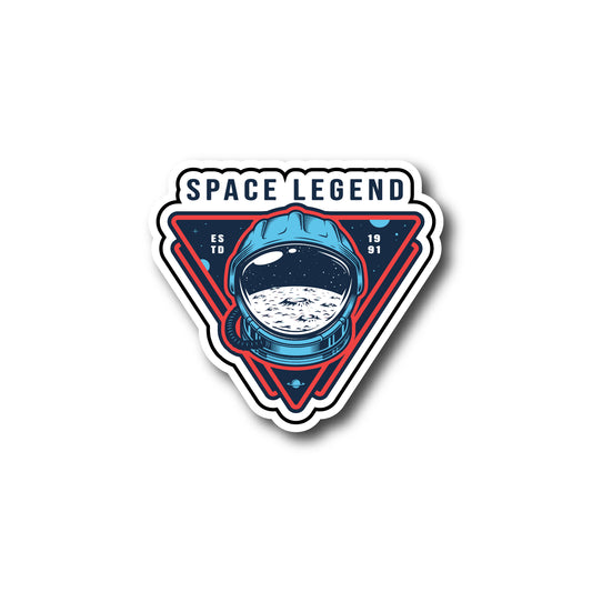 Space legend Helmet sign