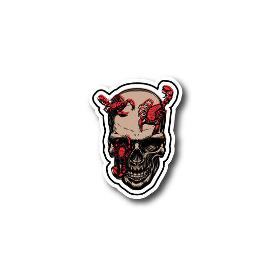 Red Scorpion skull