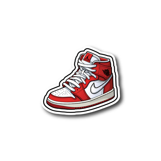 Red & White Nike air Jordan