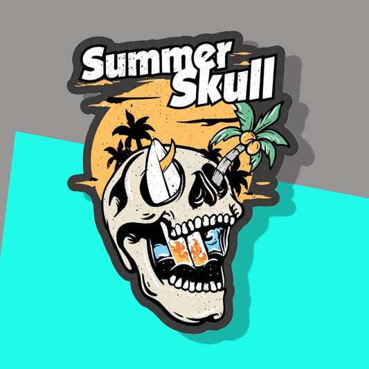 Summer Hawaiian Skull