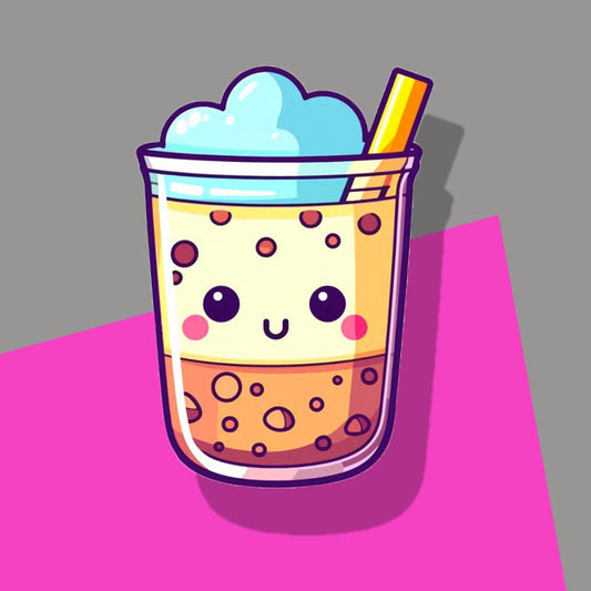 Blue Foam Boba