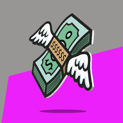 Flying Money Stack