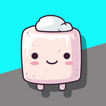 Pink Cute Marshmallow