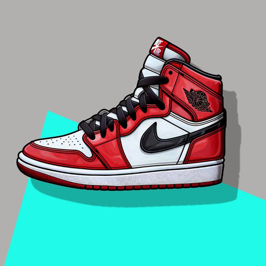 Retro Jordans side view