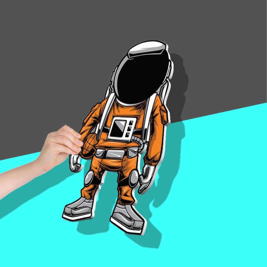 Orange Suit Basketball Astronaut