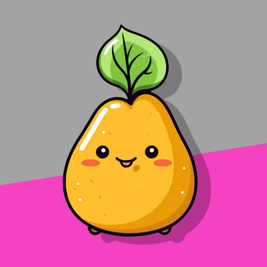 Cute cheeky pear