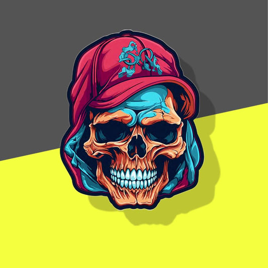 Skull with Red Cap