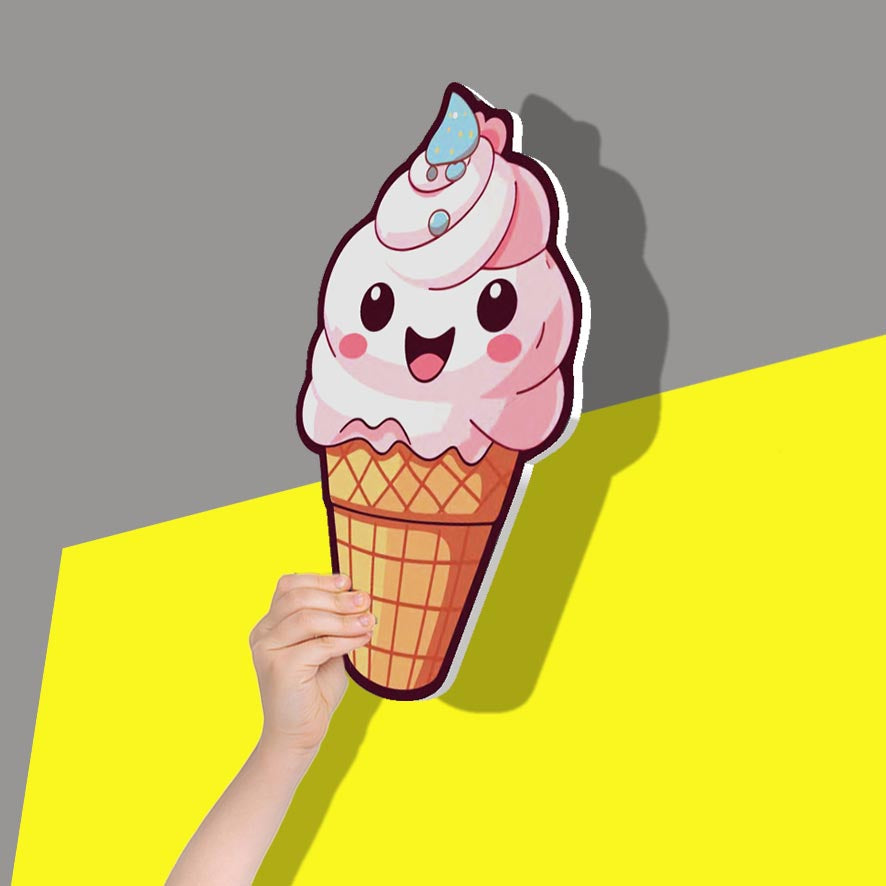 Strawberry Ice cream Cone