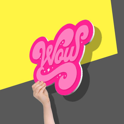 Pink WOW Typography